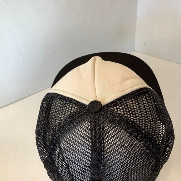 Vintage Stanley Tools Mesh Snapback Trucker Hat The Winner Tag White/Black - Picture 6 of 8